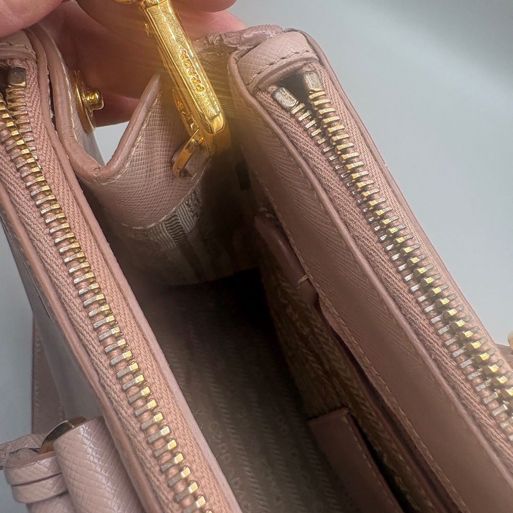 Prada Saffiano Satchel in Dusty Blush - Picture 11 of 12